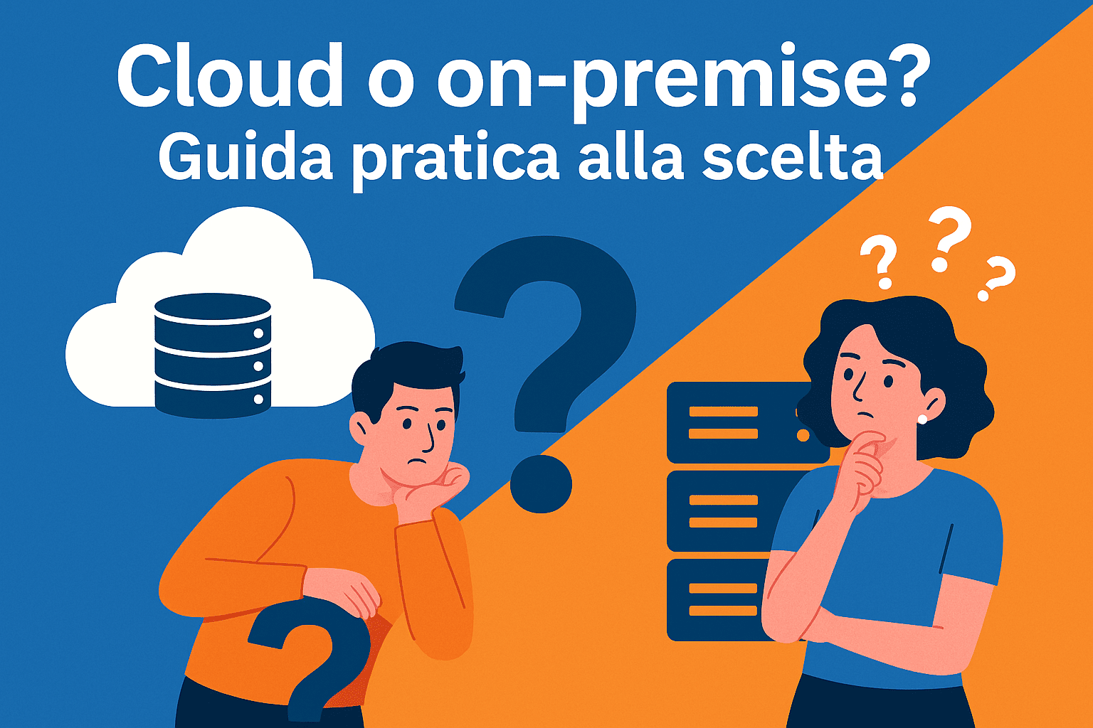 Scelta tra cloud e server locale per microimprese e studi professionali