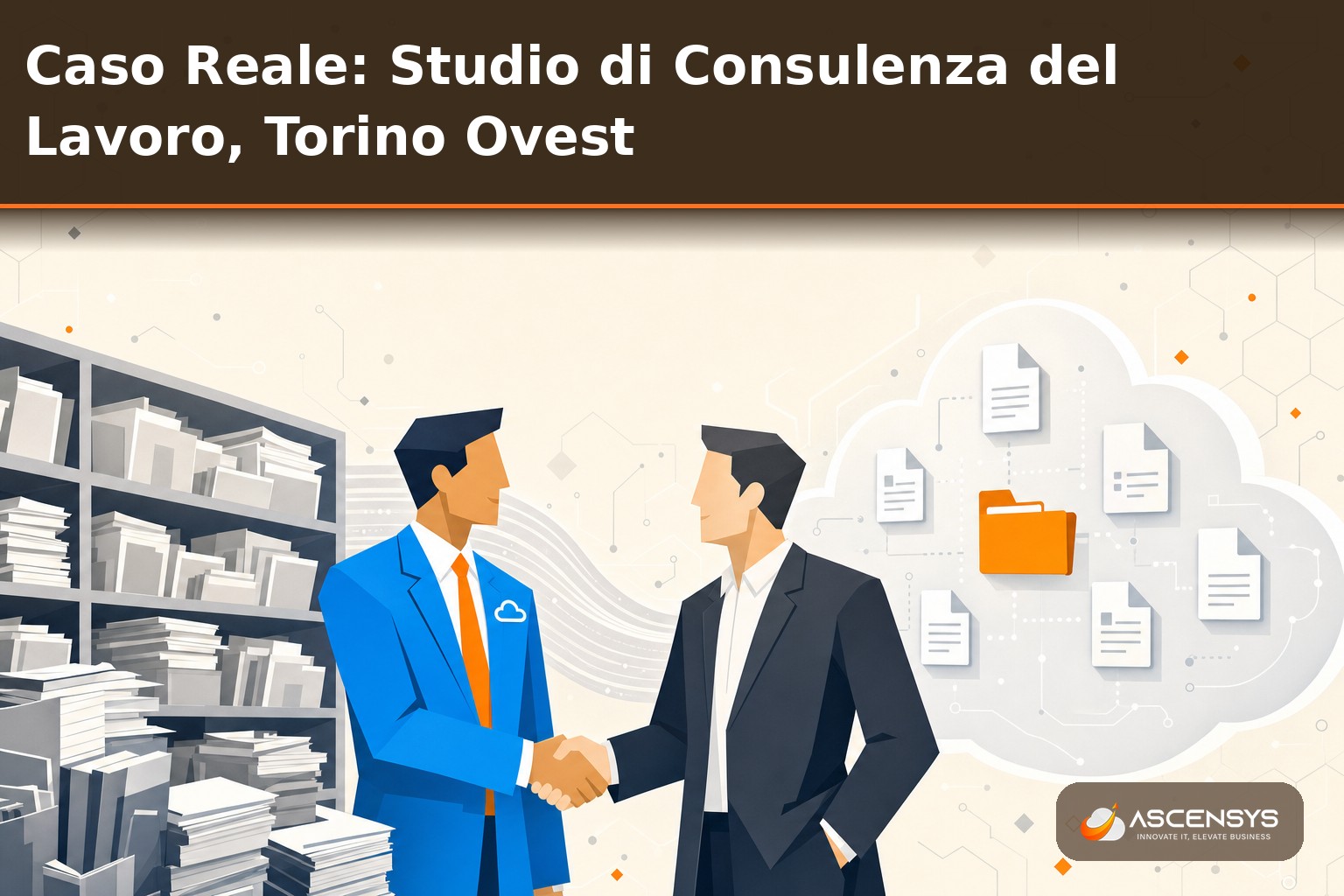 Titolare di uno studio di consulenza del lavoro di Torino e consulente AscenSys dopo la digitalizzazione dei documenti con multifunzione e archivio cloud
