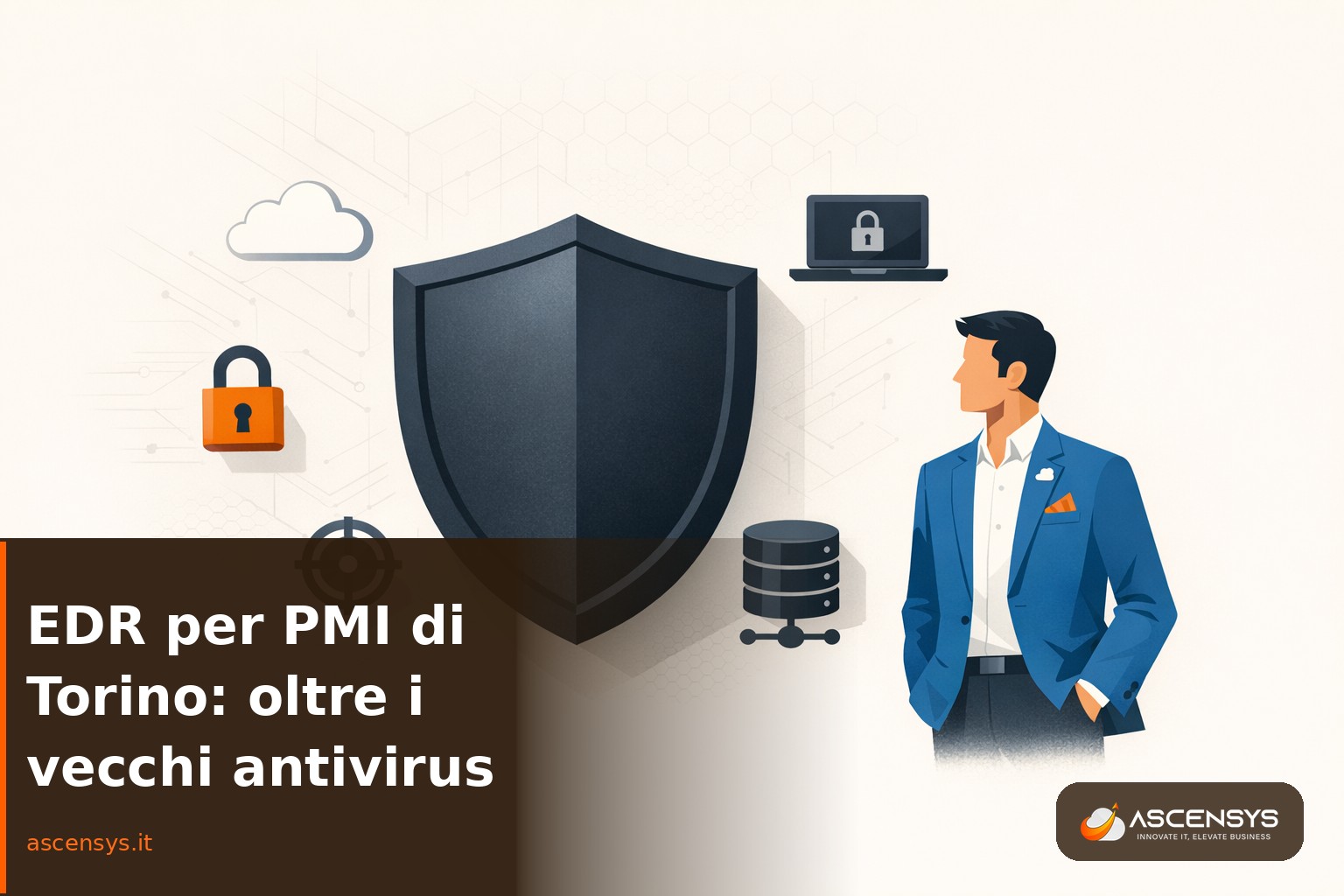 Soluzione EDR per PMI di Torino blocca ransomware e attacchi fileless dove gli antivirus tradizionali non arrivano nel 2026, con monitoraggio endpoint centralizzato