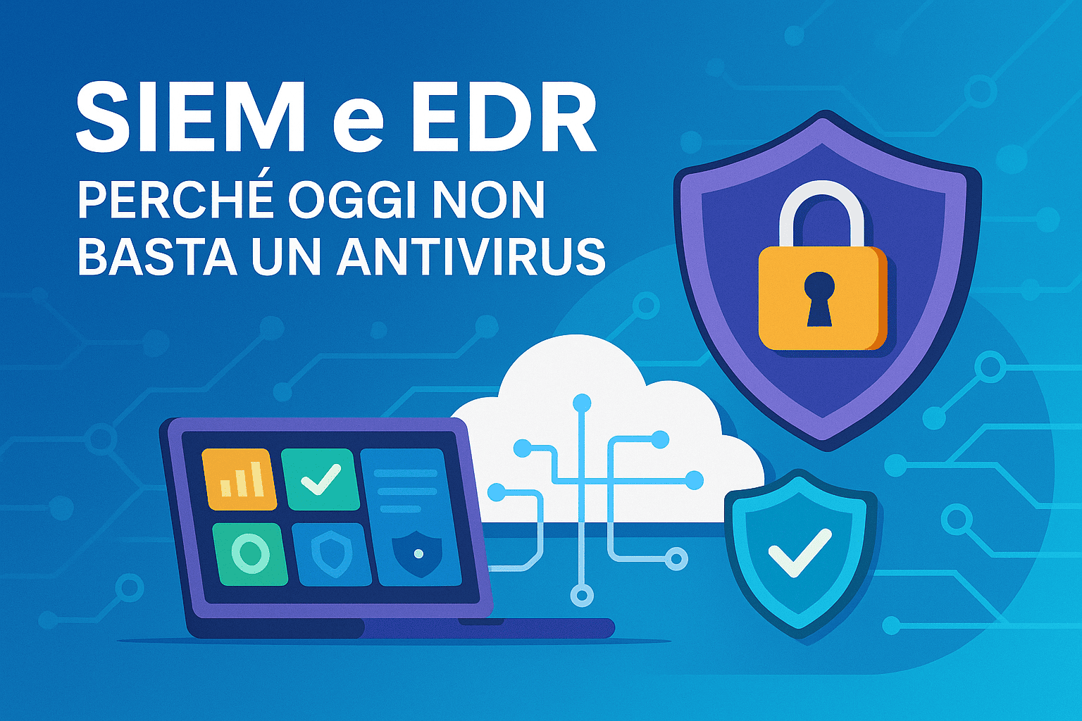 Cybersecurity con focus su EDR e SIEM per PMI