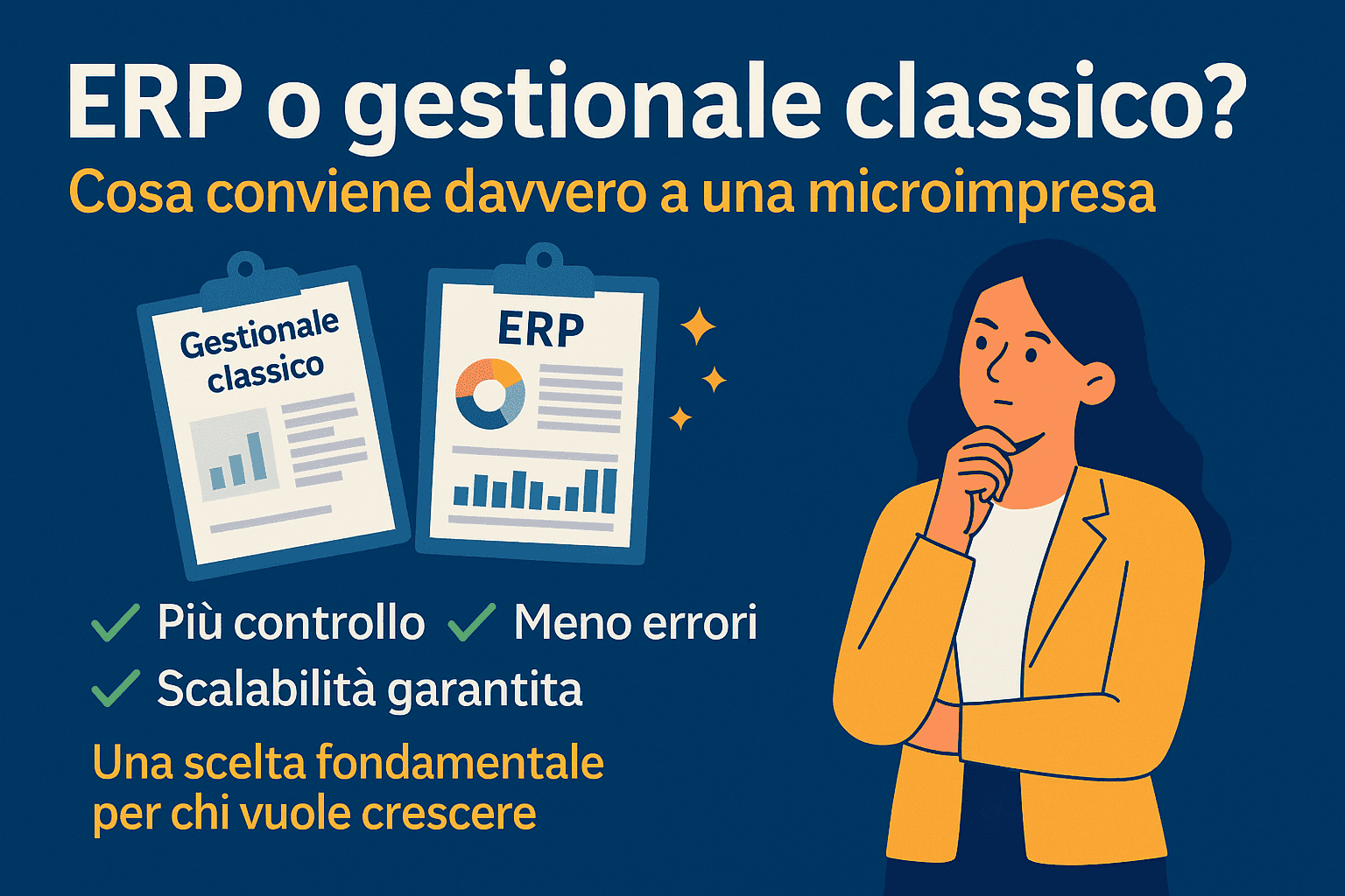 Confronto tra ERP e gestionale classico per microimprese
