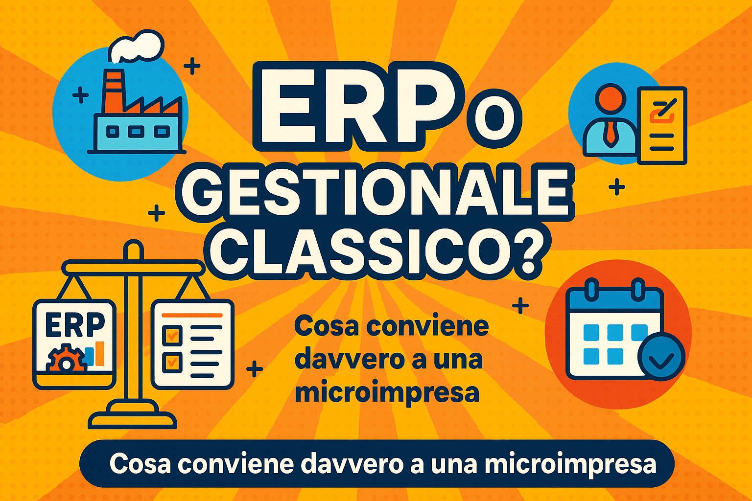Scelta tra ERP e gestionale classico per microimprese e studi professionali