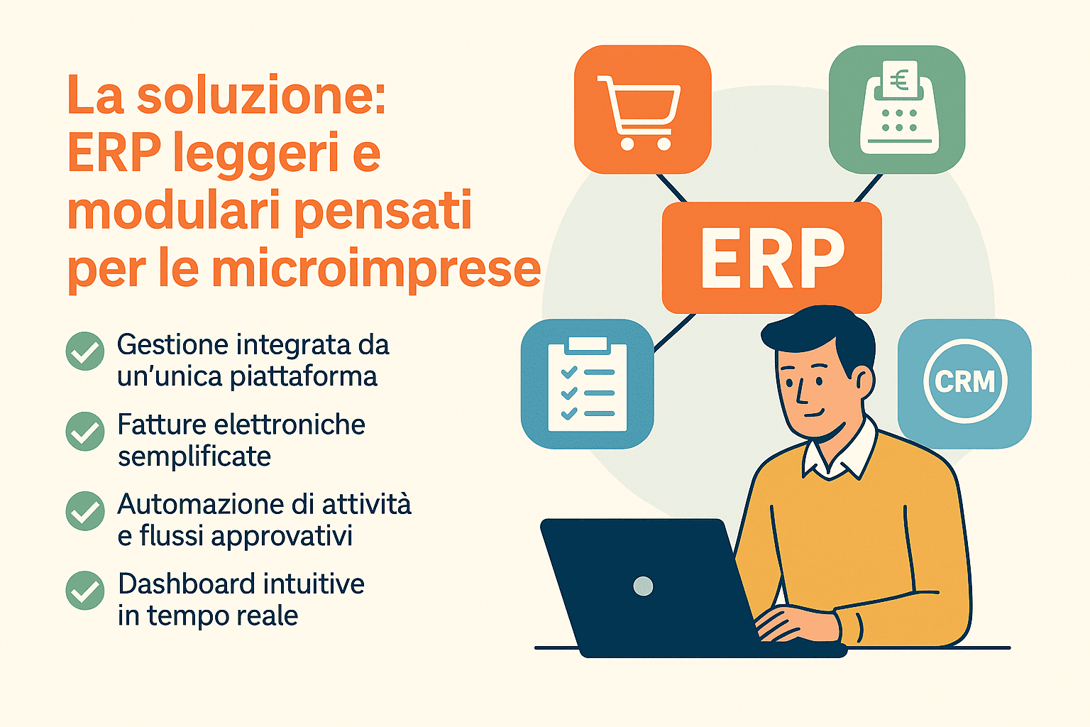 ERP per microimprese: gestione integrata e automazione semplificata