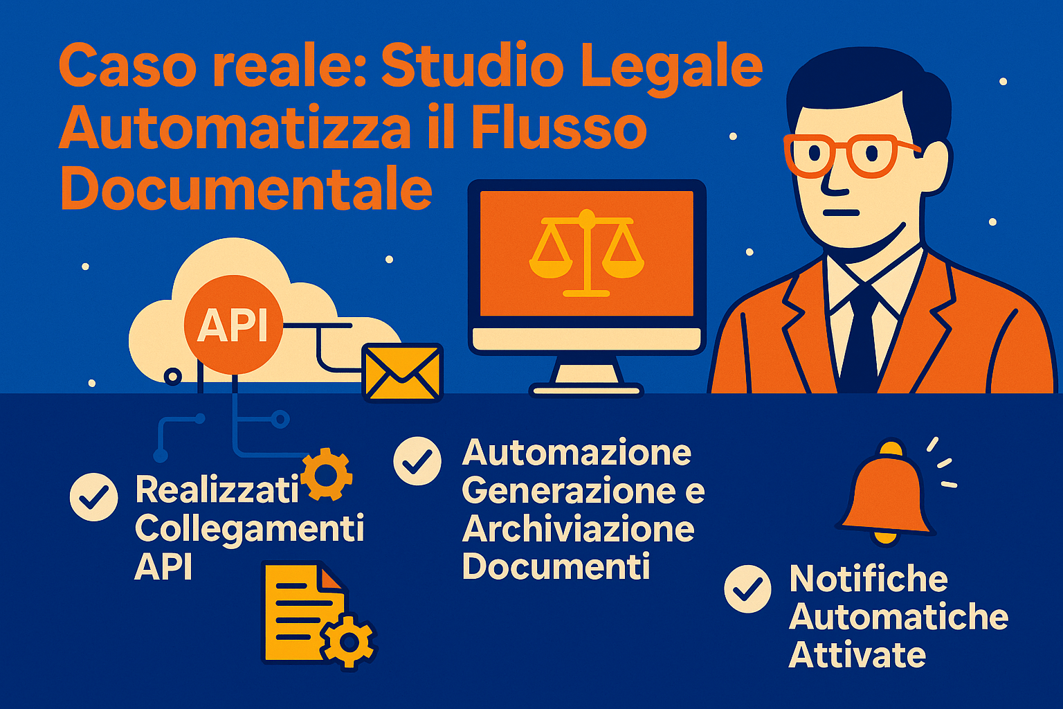 Caso reale: studio legale a Moncalieri che automatizza il flusso documentale tramite API