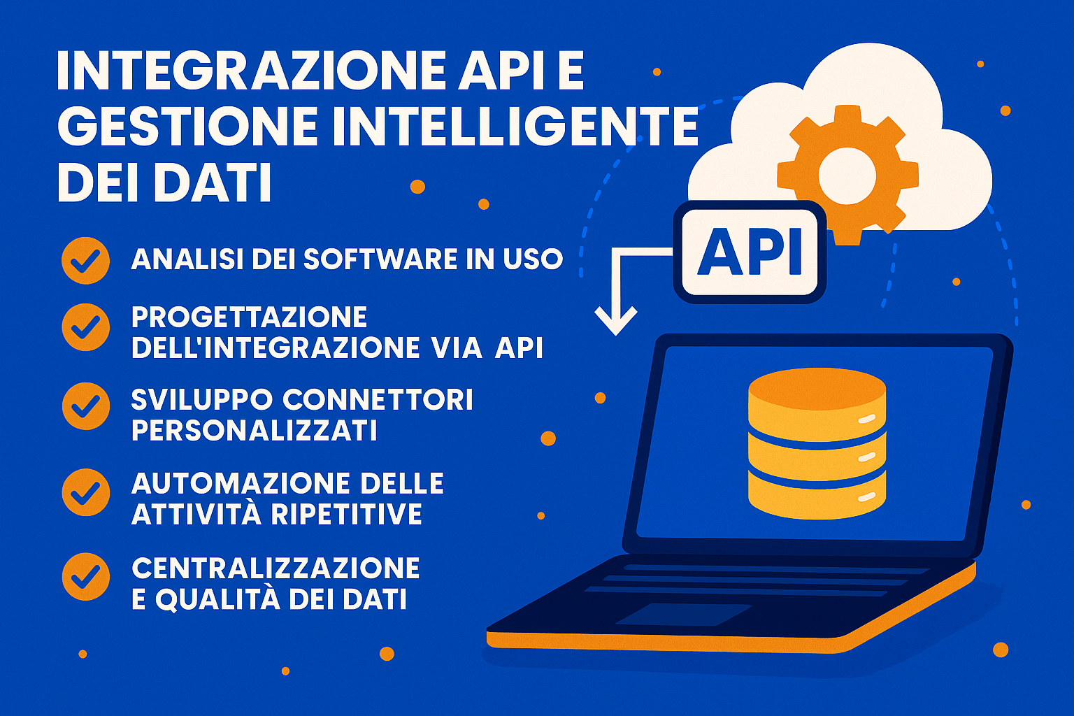 Infografica sull'integrazione API come soluzione ai software scollegati