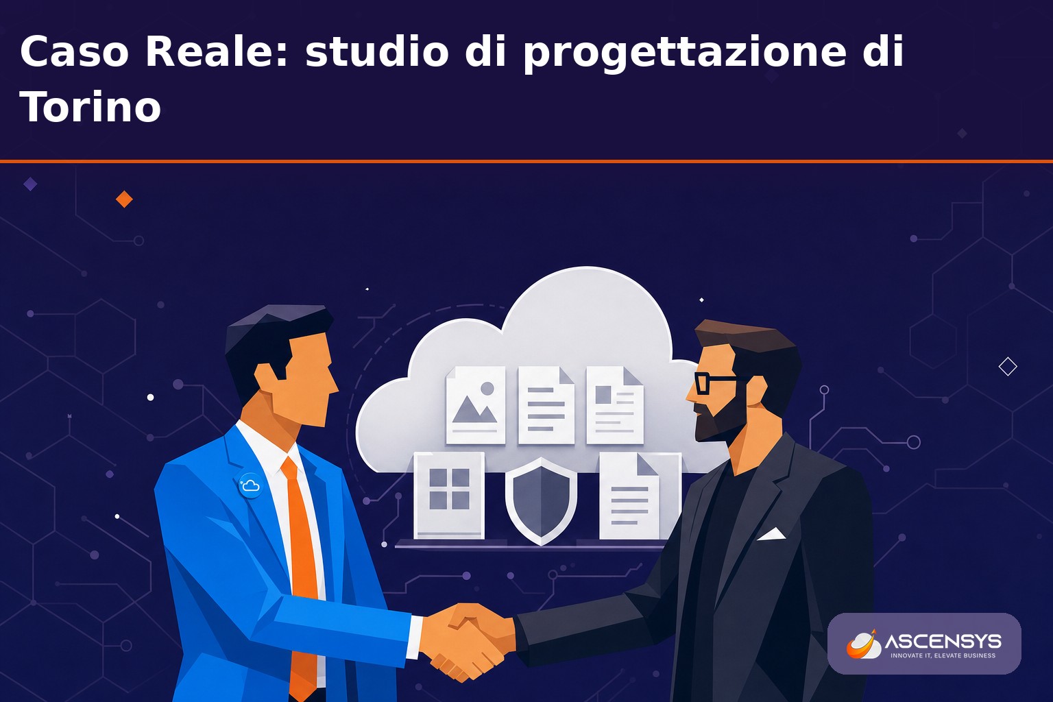 Titolare di uno studio di progettazione di Torino e consulente AscenSys verificano la nuova suite cloud aziendale