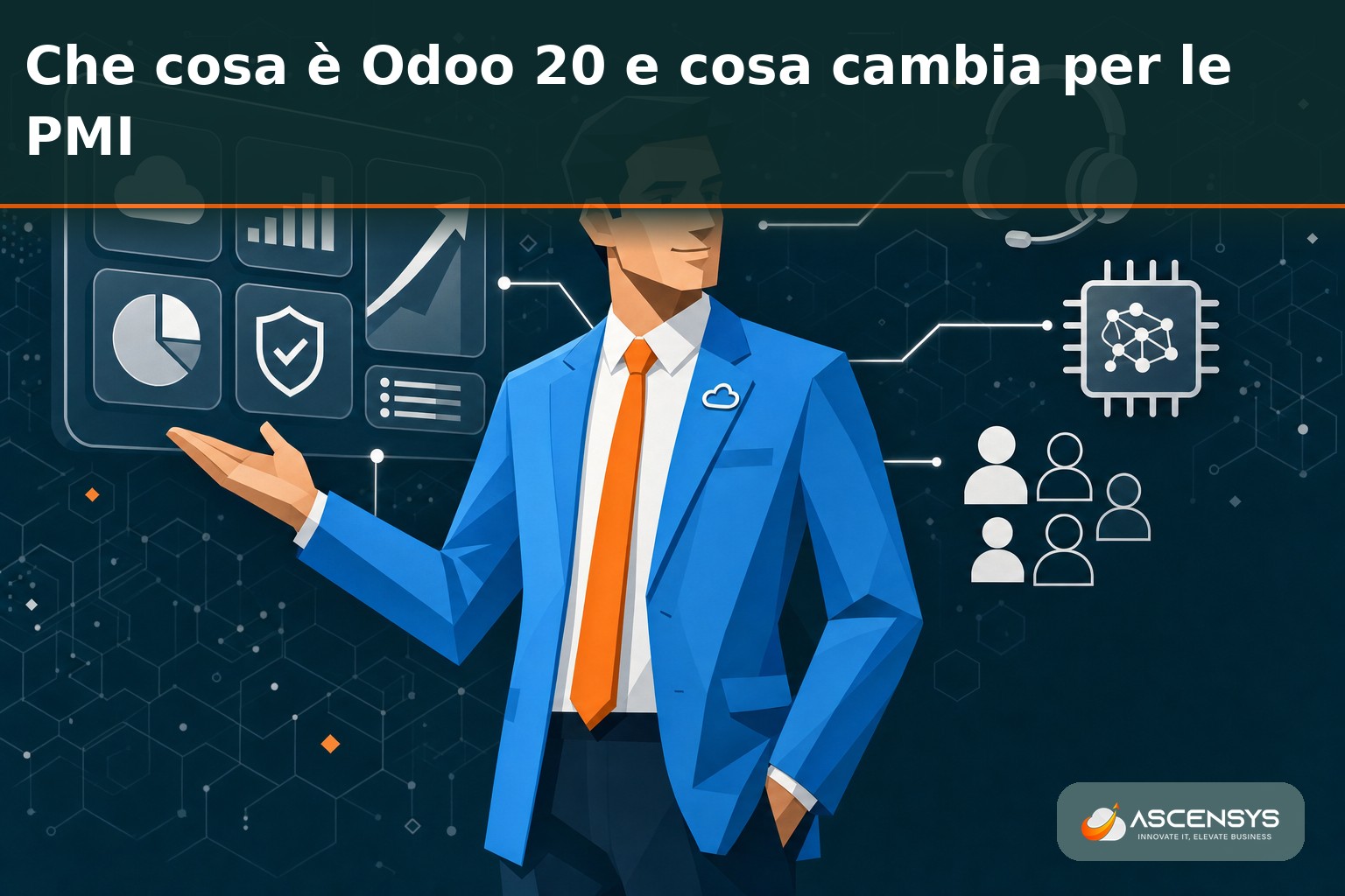 Consulente AscenSys illustra le novità di Odoo 20 per le PMI italiane: nuova versione del gestionale, nuovo listino e utenti light