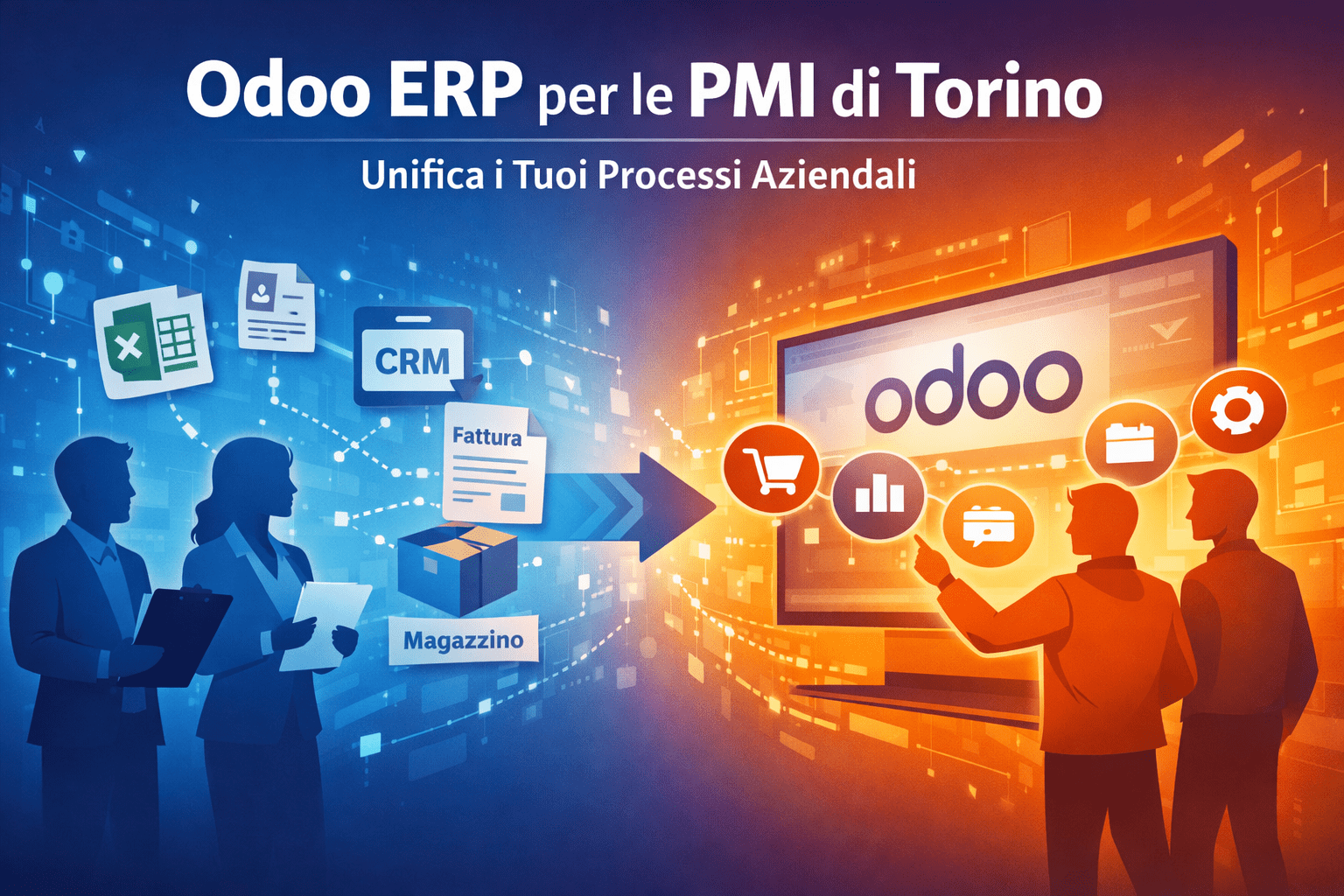 Frammentazione software nelle PMI di Torino: silos informativi e giungla di applicativi eterogenei