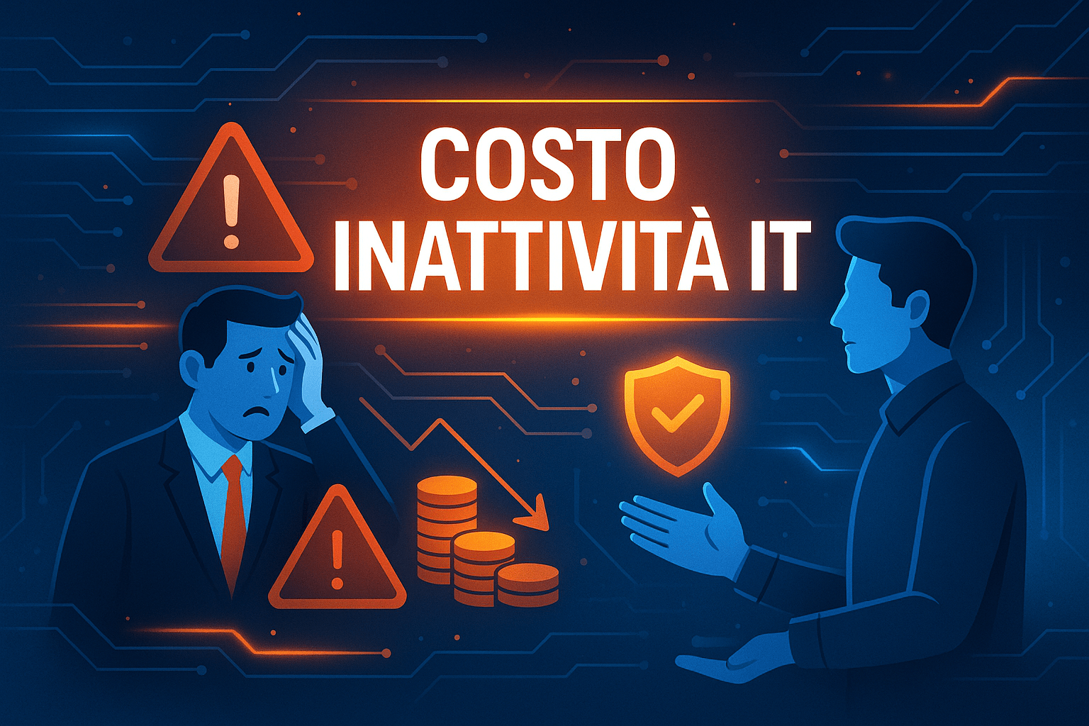 Modello IT reattivo vs proattivo: costi nascosti del break-fix per PMI a Torino