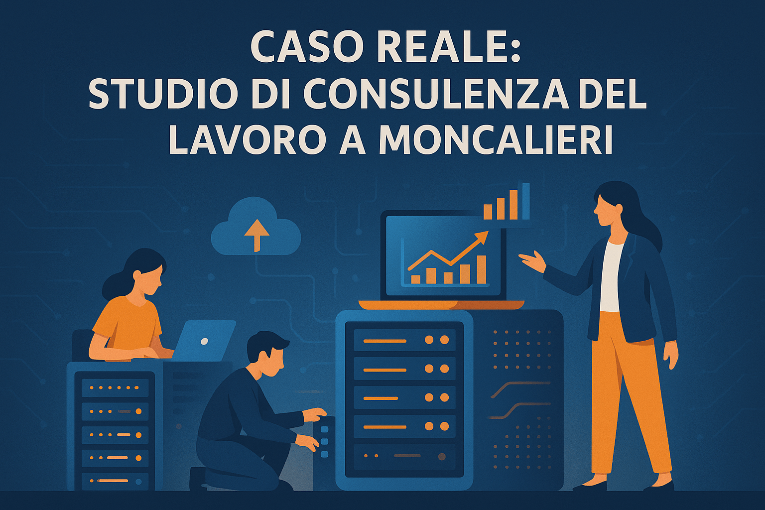 Caso reale server microimpresa Pinerolo: studio architettura migra da PC-server a NAS professionale con AscenSys