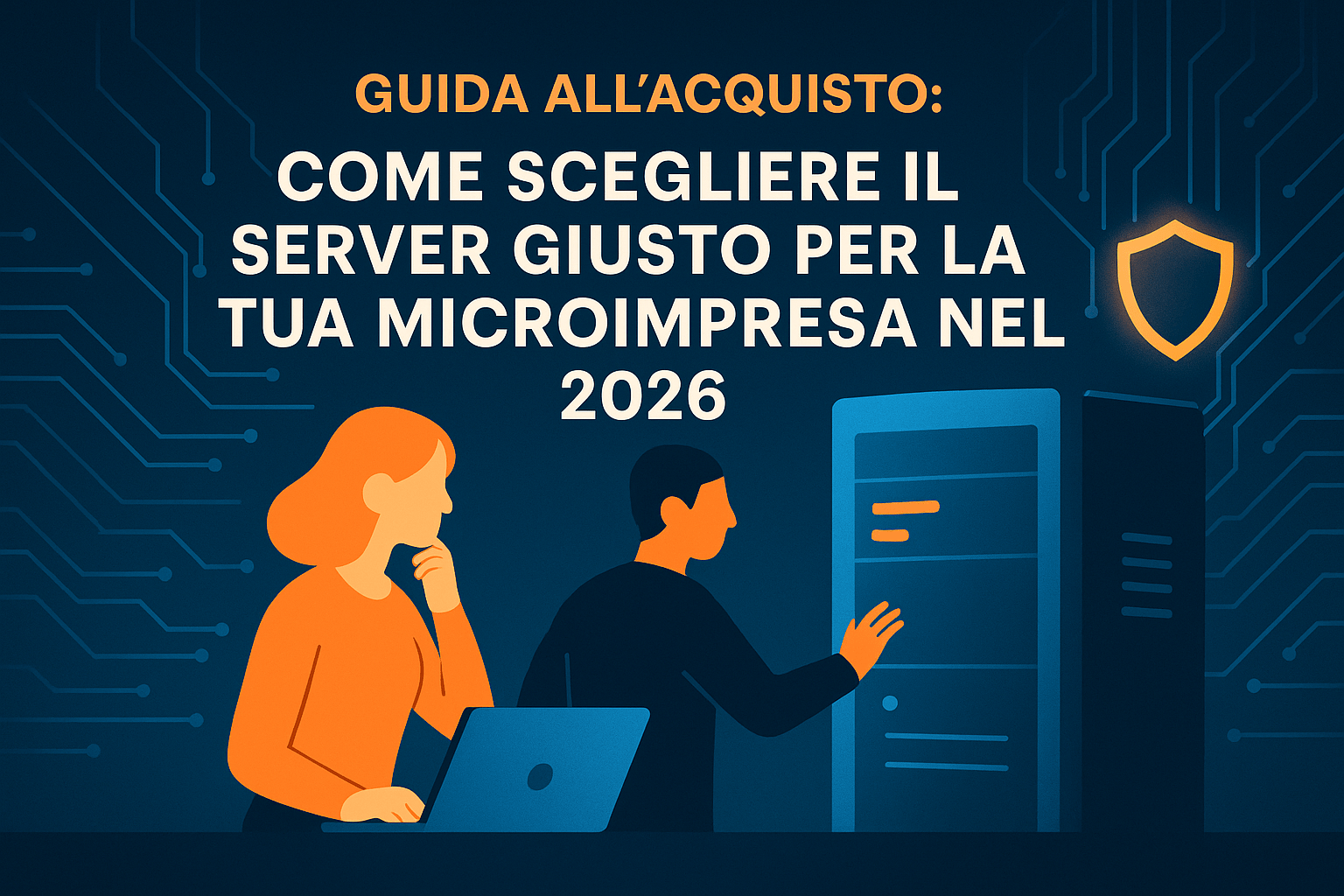 Scelta del server per microimprese a Torino: server fisico, NAS e cloud a confronto