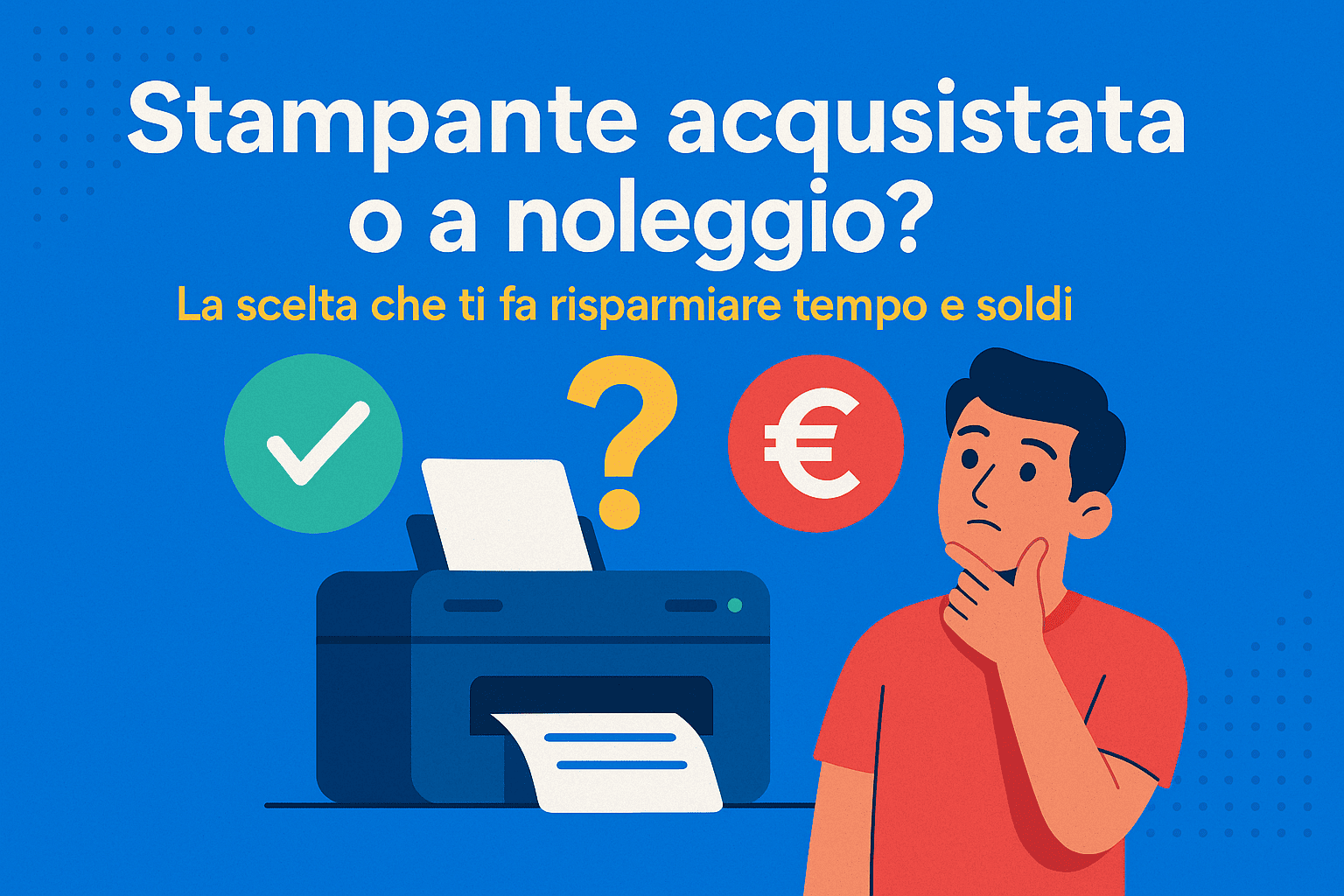 Confronto tra acquisto e noleggio di stampanti per aziende