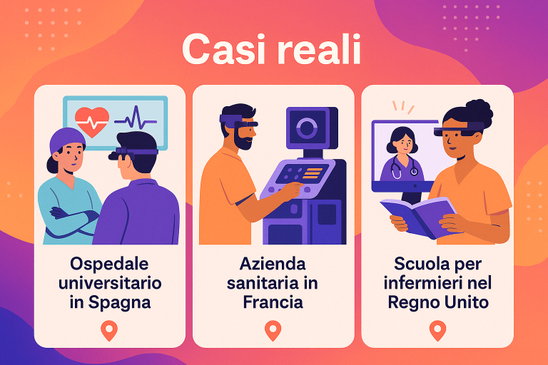 Casi reali telemedicina con RealWear Navigator 520 in Europa