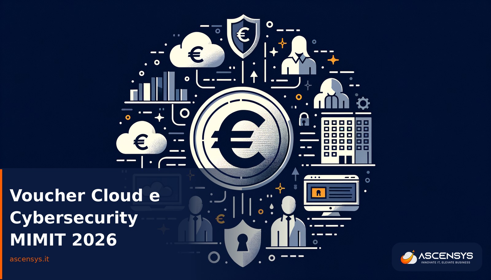 Voucher MIMIT 2026 per PMI italiane: contributo fino a €20.000 per cloud e cybersecurity, guida pratica con AscenSys Torino per le piccole e medie imprese